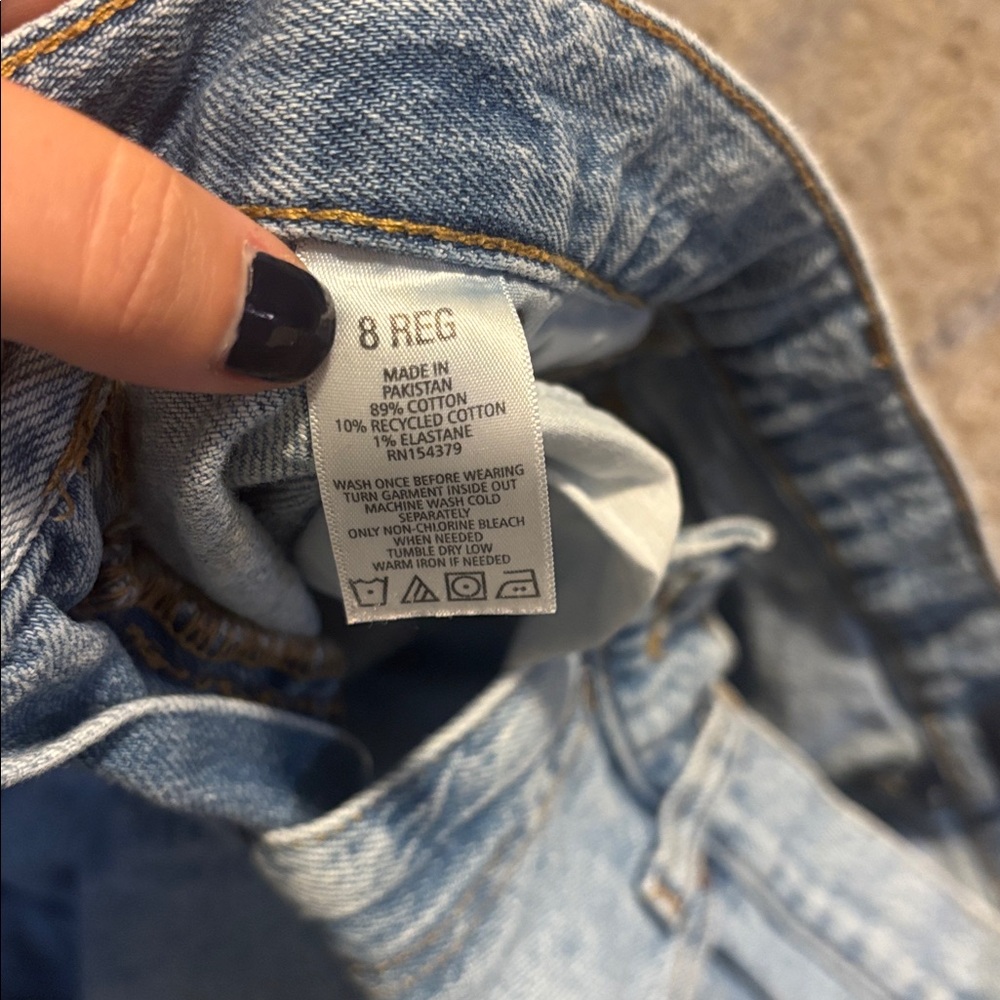 Aeropostale Light Blue Distressed Boyfriend Jeans - Picture 4 of 4